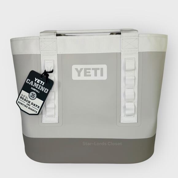 YETI Camino Carryall 35L Taupe Waterproof Tote Bag Durable Gym Beach Travel NWT - Picture 6 of 7